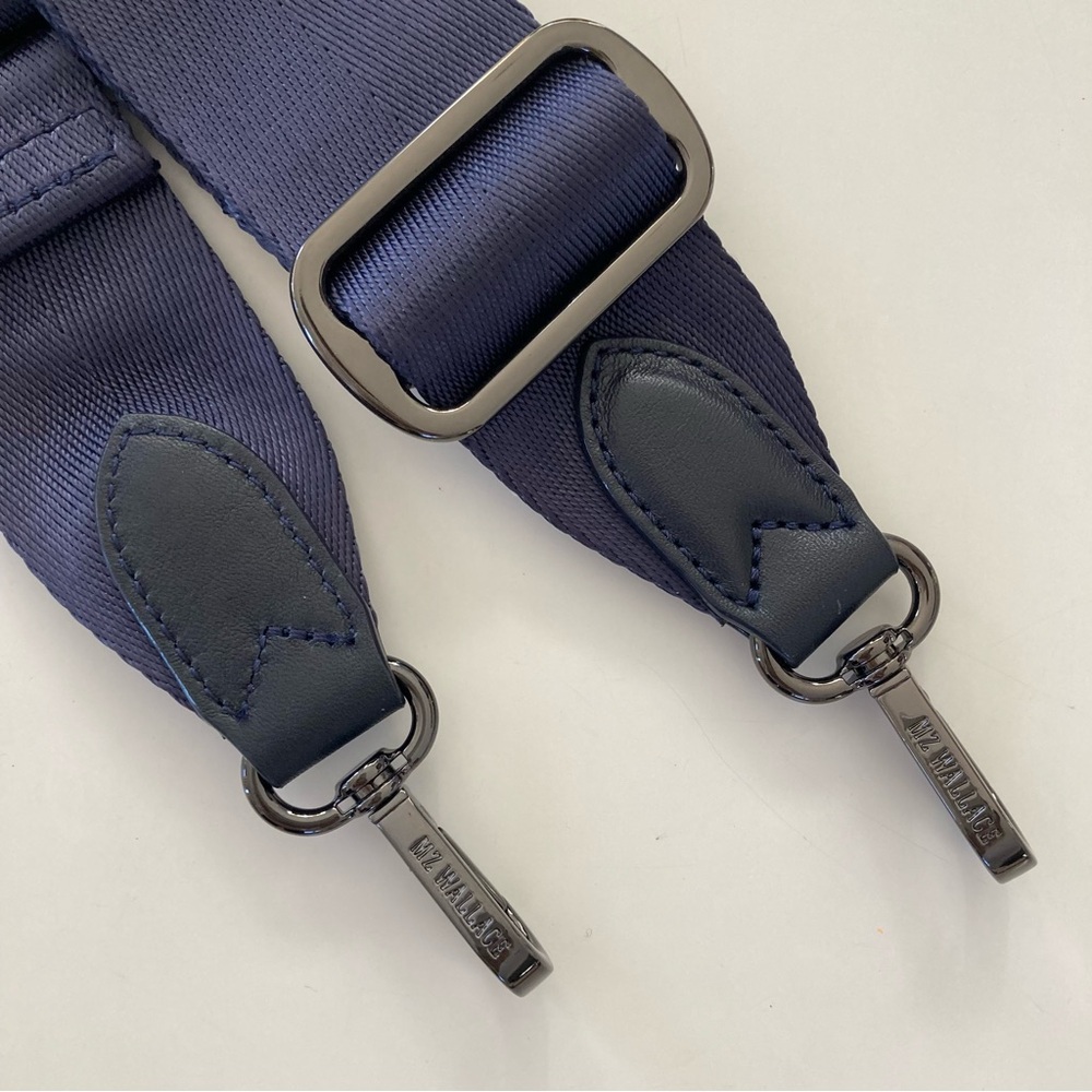 MZ Wallace Crosby Thick Crossbody Navy Blue Bag Strap
